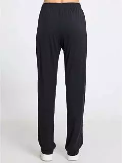 Шелковистые брюки свободного кроя из модала черного цвета OROBLU RTVOBT67052